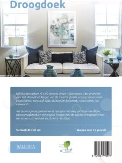 Ballista Ramenset Raamdoeken Droogdoek 45 X 60 Cm + Nanofiber 40 X 40 Cm Beide In Het Blauw Klasse 1 -Schoonmaakartikelen Winkel 898x1200 4