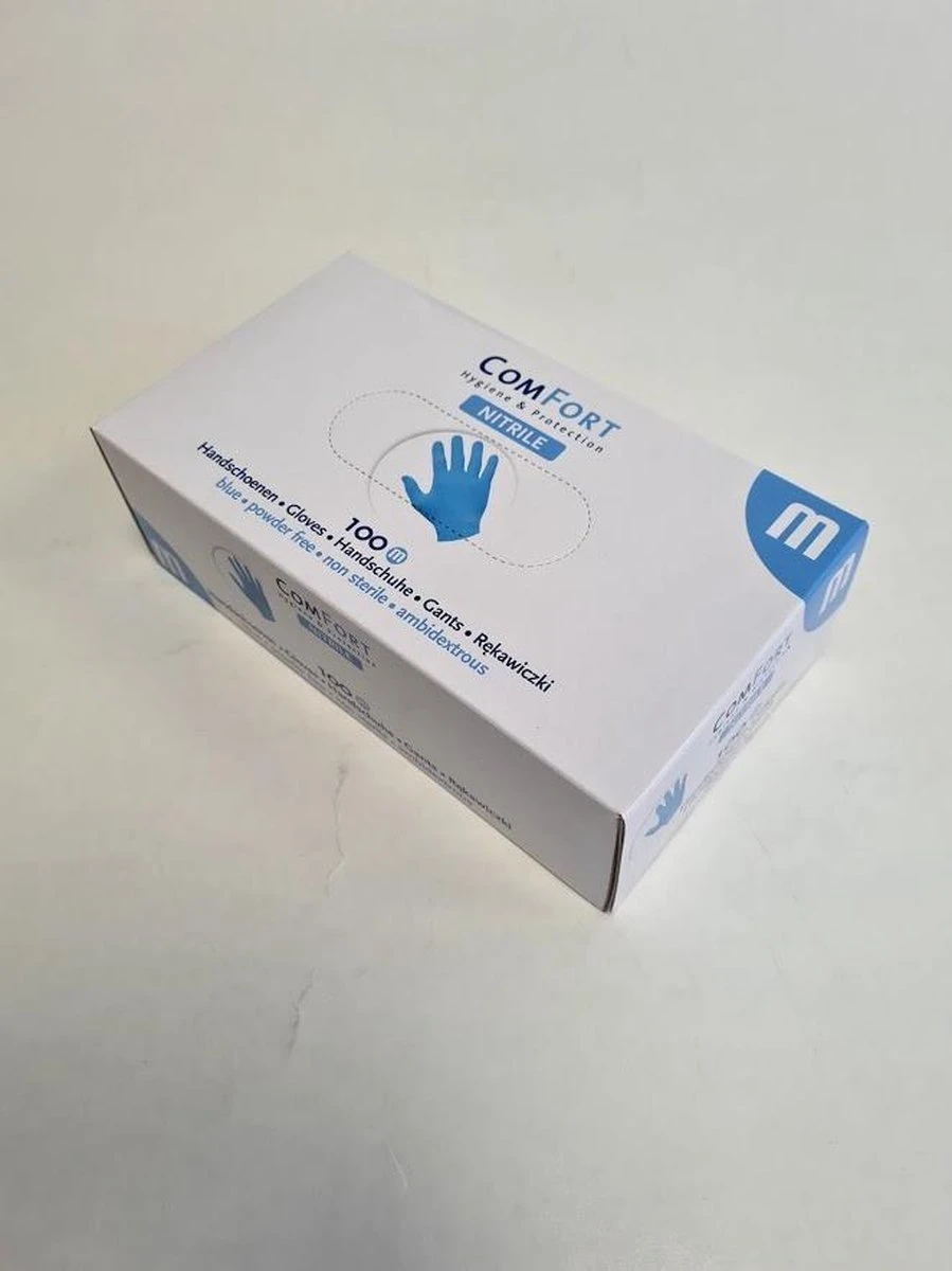 Merkloos Comfort Nitril Wegwerp Handschoenen - Poedervrij - Blauw - Maat M - 100 Stuks 6 Merkloos Comfort Nitril Wegwerp Handschoenen - Poedervrij - Blauw - Maat M - 100 Stuks - Afbeelding 5