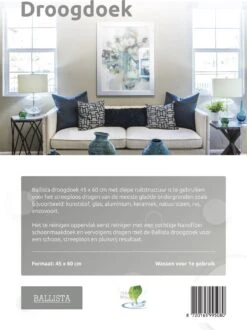 Ballista Raamdoeken Grijs Origineel 1 Droogdoek 40 X 60 Met Nanofiber 40 X 40 Cm Klasse 1 15 Ballista Raamdoeken Grijs Origineel 1 Droogdoek 40 X 60 Met Nanofiber 40 X 40 Cm Klasse 1 -Schoonmaakartikelen Winkel 899x1200 16