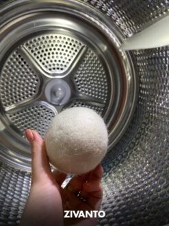 Drogerballen - Droogballen Voor Wasdrogers - Wasdrogerballen, Wasbollen & Wasballen - 100% Diervriendelijk, Duurzaam & Herbruikbaar - Duurzaam Cadeau - Energie Besparen - RWS Wol & Zero Waste - 6 Stuks Van Zivanto -Schoonmaakartikelen Winkel 900x1200 4