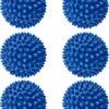 Roegaarden Drogerballen - Wasbollen - 6 Stuks - Siliconen - Sneller Droog - Anti-kreuk -Schoonmaakartikelen Winkel 909x1200