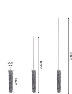 Plumeau/met Telescoopsteel/uitschuifbaar/microvezel Buigbare Borstelkop/9 X 126cm Max-lengte179cm -Schoonmaakartikelen Winkel 930x1200 3