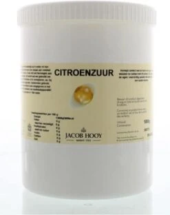 Jacob Hooy Citroenzuur Meelkristal 1 Kg -Schoonmaakartikelen Winkel 949x1200 1