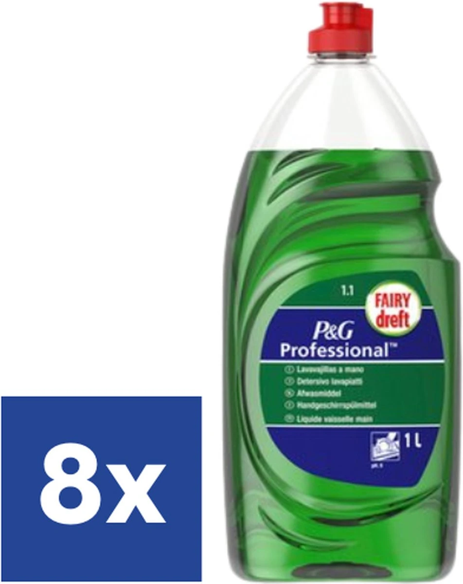 Dreft Original Professional Afwasmiddel (Voordeelverpakking) - 8 X 1 L 3 Dreft Original Professional Afwasmiddel (Voordeelverpakking) - 8 X 1 L