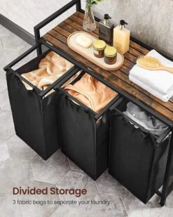 Merkloos Soph & Tess Wasmand 3 Vakken – Wassorteerder Met Uitschuifbare Waszakken - Bruin En Zwart 13 Merkloos Soph & Tess Wasmand 3 Vakken – Wassorteerder Met Uitschuifbare Waszakken - Bruin En Zwart -Schoonmaakartikelen Winkel 960x1200 4
