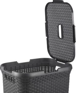 Curver Style Wasmand Met Deksel - 60L - Antraciet -Schoonmaakartikelen Winkel 983x1200 3