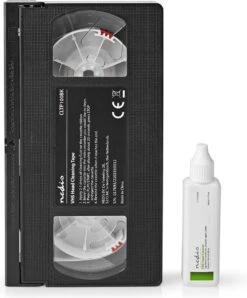 Nedis VHS-Reinigingscassette - 20 Ml - VHS-Koppen - Zwart -Schoonmaakartikelen Winkel 993x1200 1